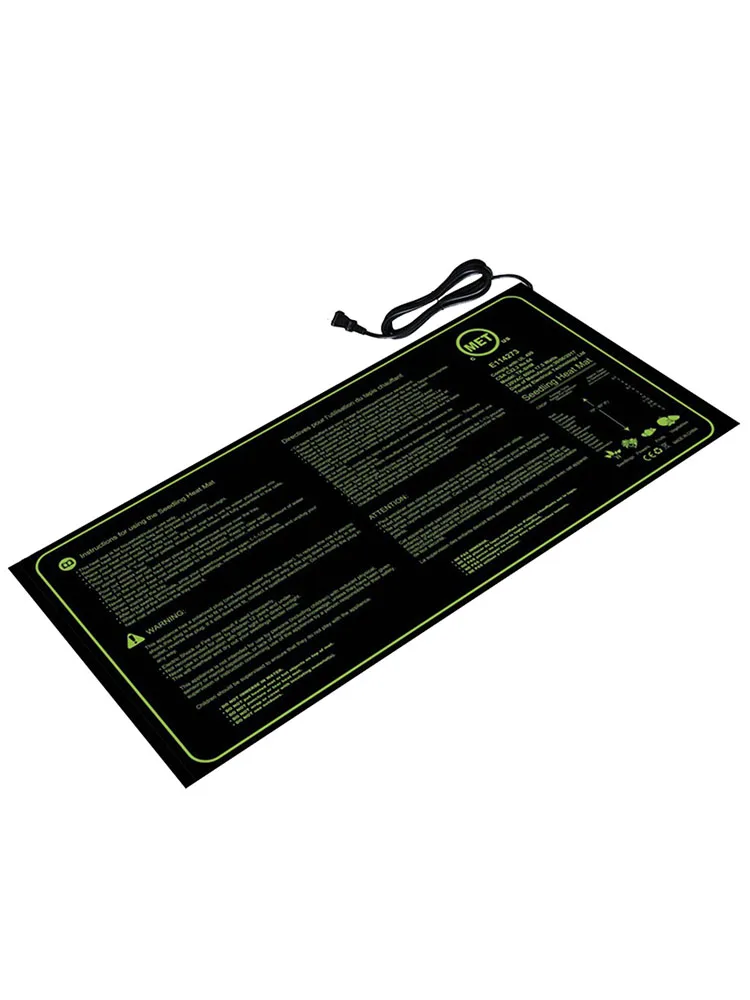 Seedling Heating Mat 52*24CM EU/AU/US Waterproof Plant Seed Germination Propagation Clone Starter Pad Garden Supplies 1 Pc 
Seedling Heating Mat 52*24CM EU/AU/US Waterproof Plant Seed Germination Propagation Clone Starter Pad Garden Supplies 1 Pc
