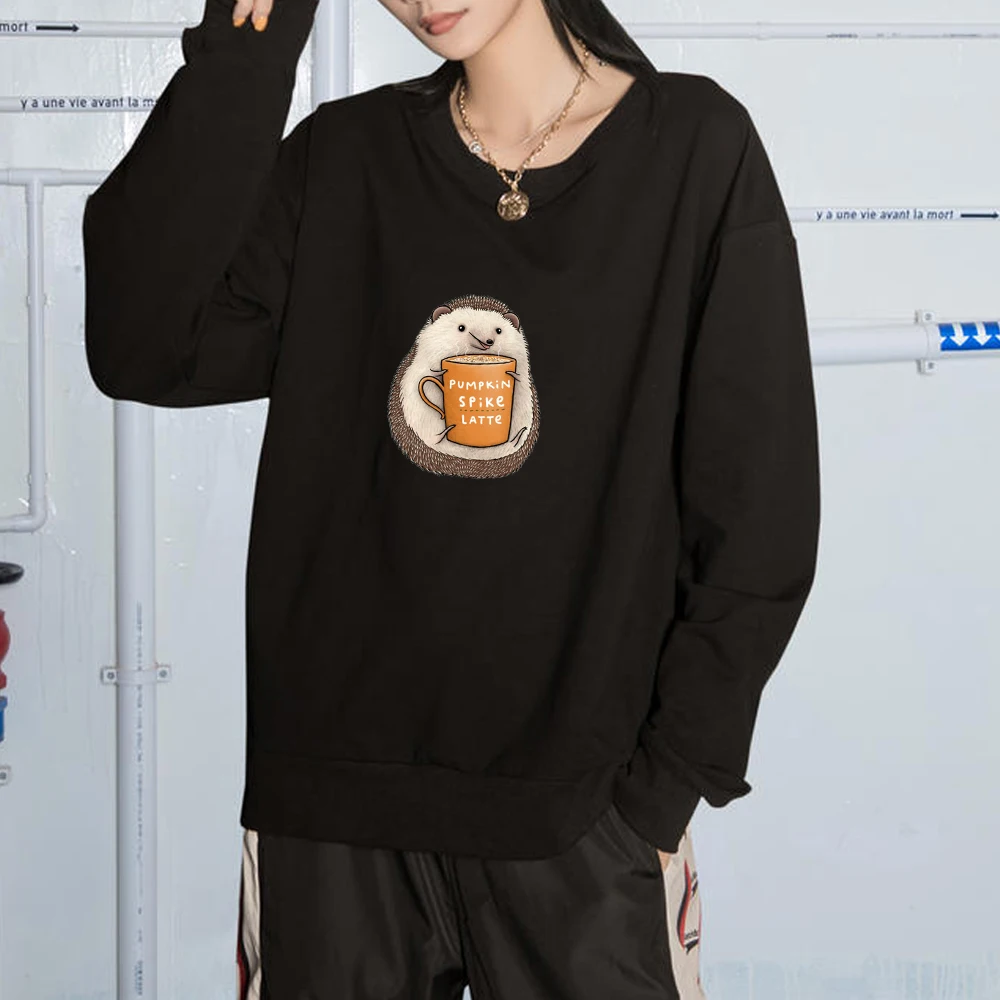 Oversized for Women Hoodies Print Kawaii Hedgehog Women Loose Sweatshirts Hoodie Women Simple All-match Cotton Pullovers Hoody
Oversized for Women Hoodies Print Kawaii Hedgehog Women Loose Sweatshirts Hoodie Women Simple All-match Cotton Pullovers Hoody