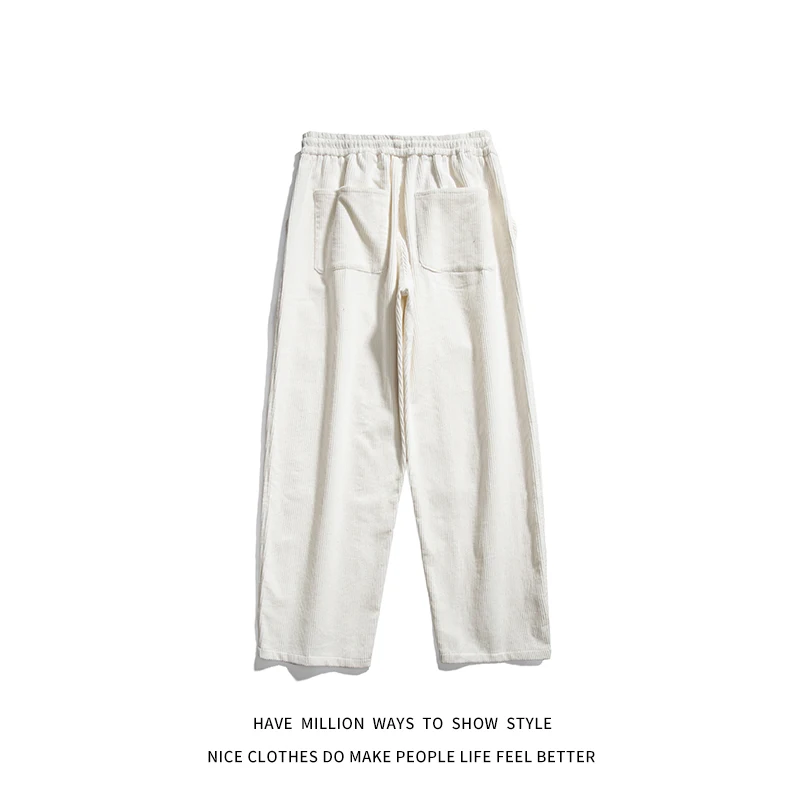 New Arrival Autumn Corduroy Straight Loose Solid Men's Jogger Pants Unisex Women's Trousers Streetwear Sweatpant Vintage Casual
New Arrival Autumn Corduroy Straight Loose Solid Men's Jogger Pants Unisex Women's Trousers Streetwear Sweatpant Vintage Casual