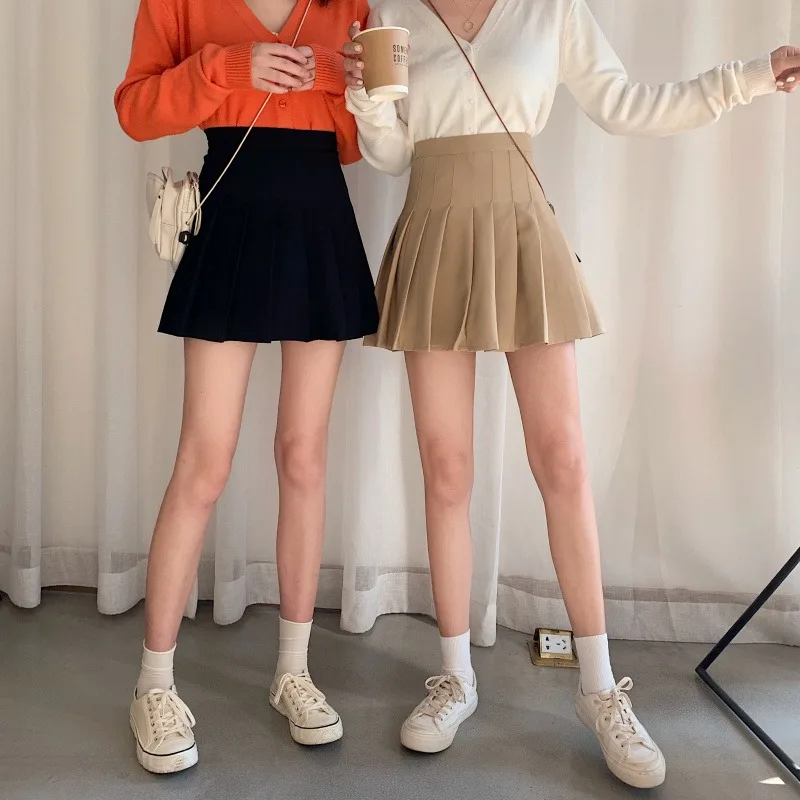 2021 New Pleated Skirt Female Summer High Waist A-line Skirt Black Bag Hip Short Skirt Woman Skirts Gothic
2021 New Pleated Skirt Female Summer High Waist A-line Skirt Black Bag Hip Short Skirt Woman Skirts Gothic