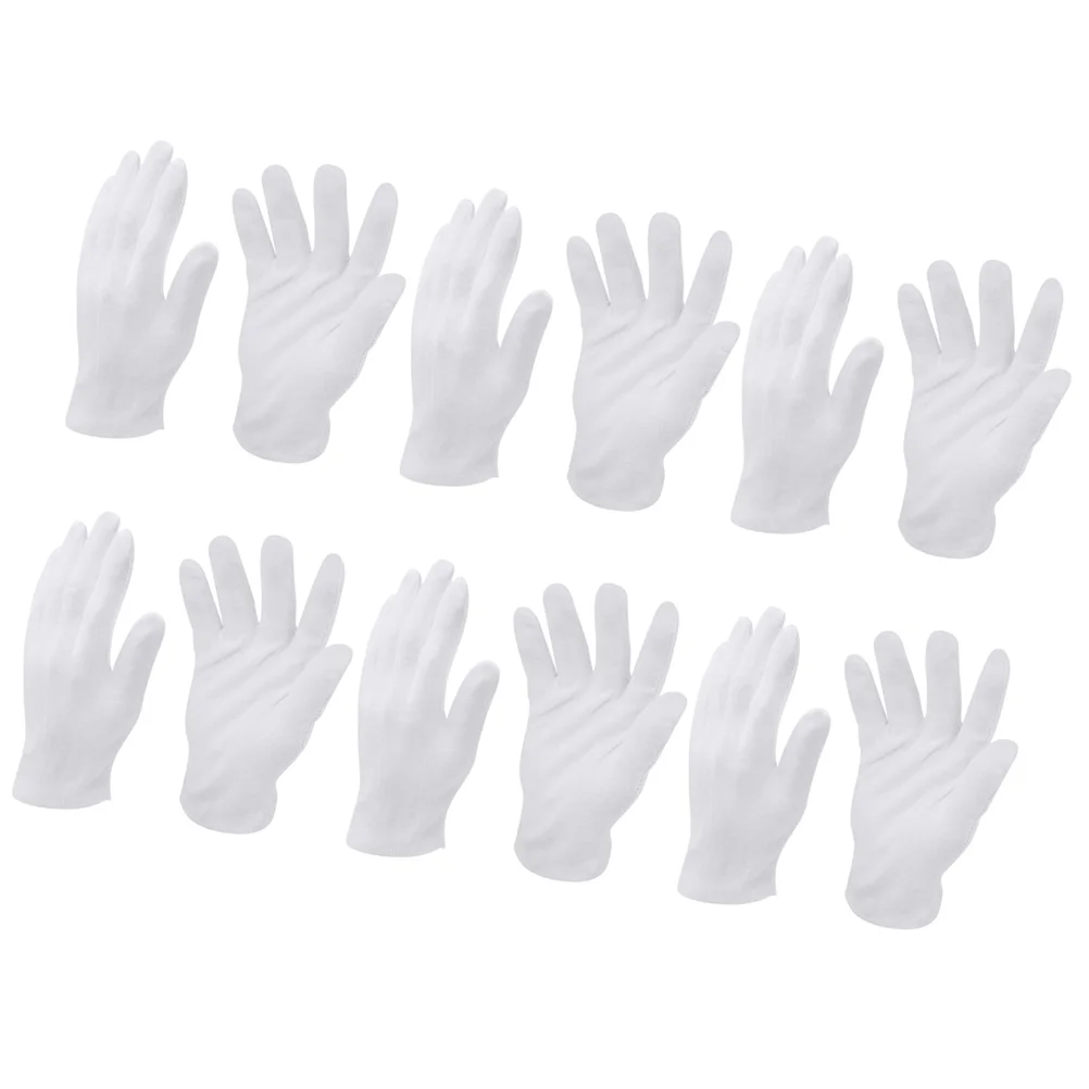 10 Pairs of Cotton Thickened Breathable Workwear Industrial Work Party Etiquette - Size XL (White)
10 Pairs of Cotton Thickened Breathable Workwear Industrial Work Party Etiquette - Size XL (White)