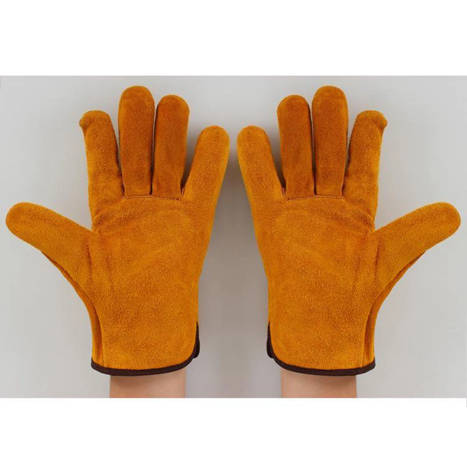 1 Pair of Leather Welding Protective Gloves Safety Heat Resistant Gloves for Outdoor Working
1 Pair of Leather Welding Protective Gloves Safety Heat Resistant Gloves for Outdoor Working