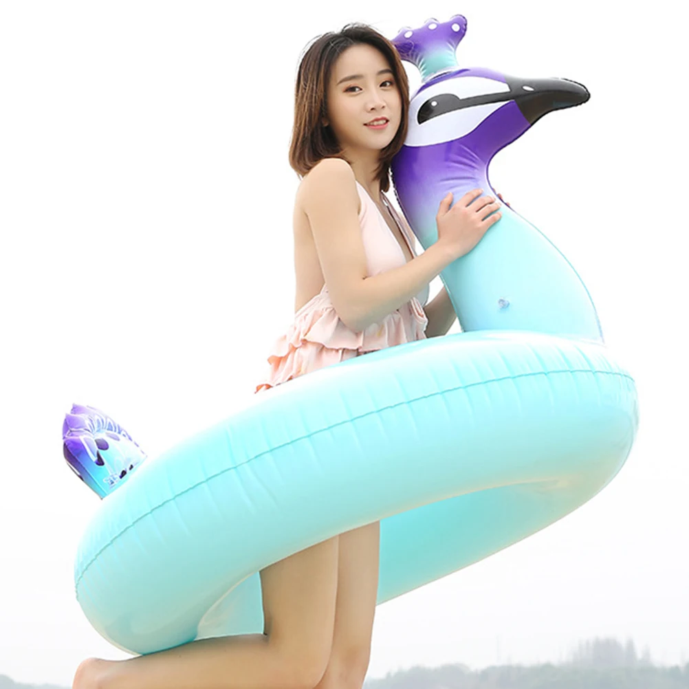 1pc Lovely Peacock Shaped PVC Swimming Ring Swimming Ring Floating Row Swimming Equipment for Adult
1pc Lovely Peacock Shaped PVC Swimming Ring Swimming Ring Floating Row Swimming Equipment for Adult