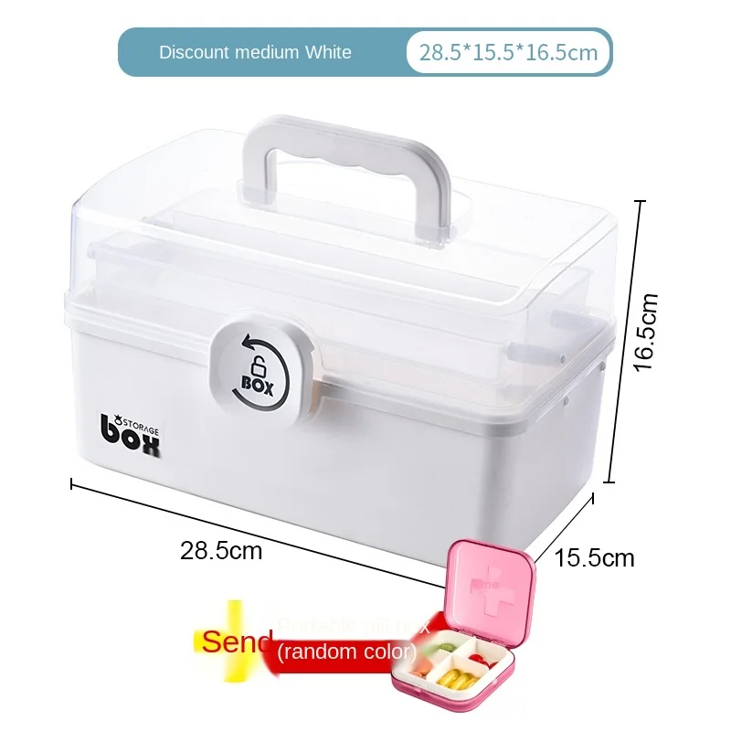 Medicine Box Family Pack Full Set Emergency Medical Case Large Capacity First Aid Medicine Storage Box
Medicine Box Family Pack Full Set Emergency Medical Case Large Capacity First Aid Medicine Storage Box