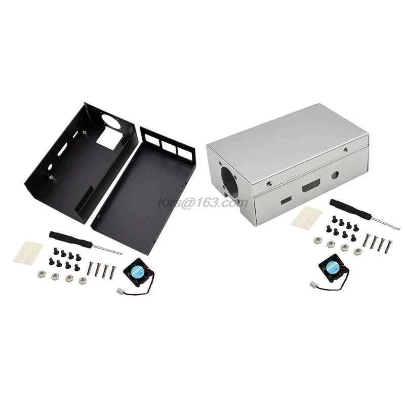 Aluminum Case Metal Shell Box Enclosure for Raspberry Pi Model 3B/3B+/2B/2B+ Kit
Aluminum Case Metal Shell Box Enclosure for Raspberry Pi Model 3B/3B+/2B/2B+ Kit