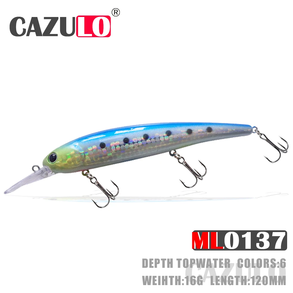 Minnow Floating Fishing Accessories Lure Weights 16g 12cm Isca Artificial Topwater Bait Angeln Tackle For Pike Fish Goods Leurre
Minnow Floating Fishing Accessories Lure Weights 16g 12cm Isca Artificial Topwater Bait Angeln Tackle For Pike Fish Goods Leurre