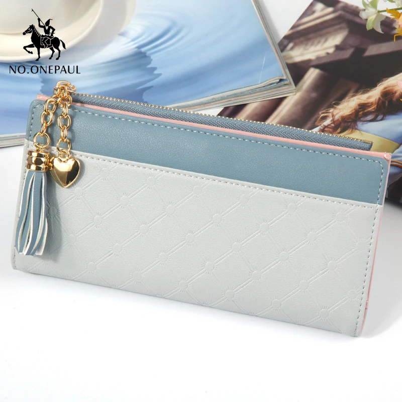 NO.ONEPAUL 2020 New Ladies long wallet multi-card button clasp purse women zipper mobile phone bag tassel wallet
NO.ONEPAUL 2020 New Ladies long wallet multi-card button clasp purse women zipper mobile phone bag tassel wallet