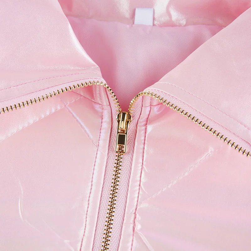 Autumn Winter Down Jacket 2020 New Hot Style Lapel Pink Pocket Zipper Fashion Short Cotton Warm Casual Suit Streetwear Two-Piece
Autumn Winter Down Jacket 2020 New Hot Style Lapel Pink Pocket Zipper Fashion Short Cotton Warm Casual Suit Streetwear Two-Piece
