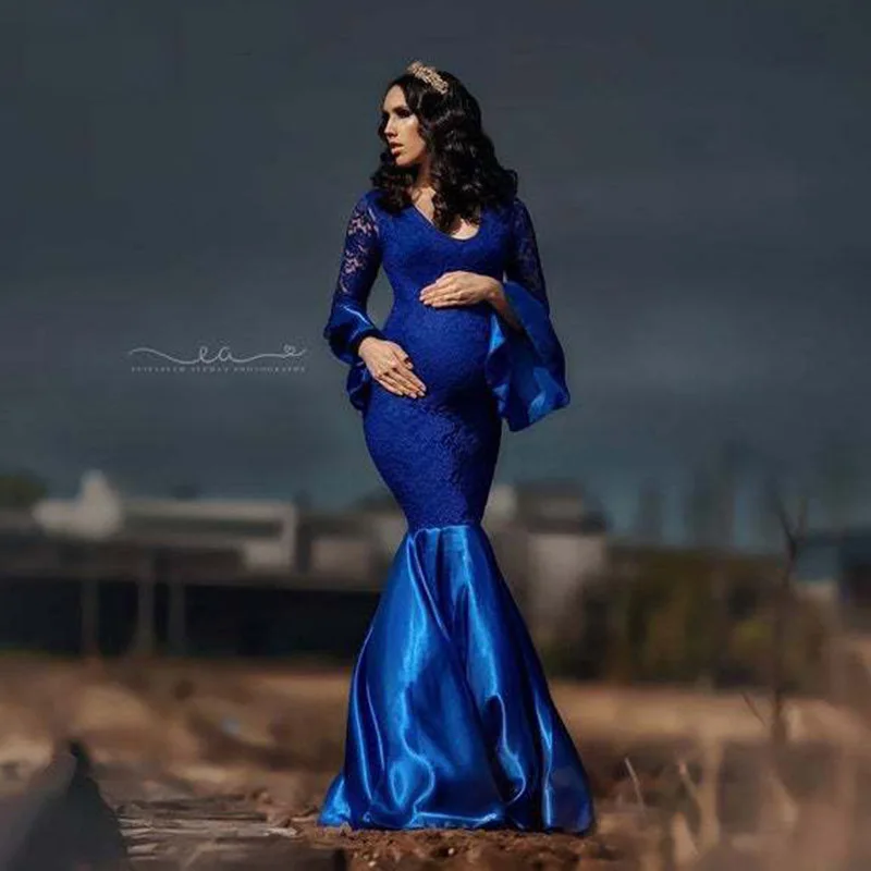 Maternity Lace Maxi Gown Dresses for Photo Shoot Elegant V Neck Long Sleeve Pregnancy Dress Photography Pregnant Women Clothes
Maternity Lace Maxi Gown Dresses for Photo Shoot Elegant V Neck Long Sleeve Pregnancy Dress Photography Pregnant Women Clothes