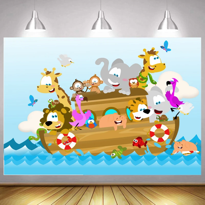 Cartoon Forest King Lion Pig Elephant Ship Backdrop Kids Baby Shower Birthday Party Decor Photo Background Custom Banner Studio
Cartoon Forest King Lion Pig Elephant Ship Backdrop Kids Baby Shower Birthday Party Decor Photo Background Custom Banner Studio