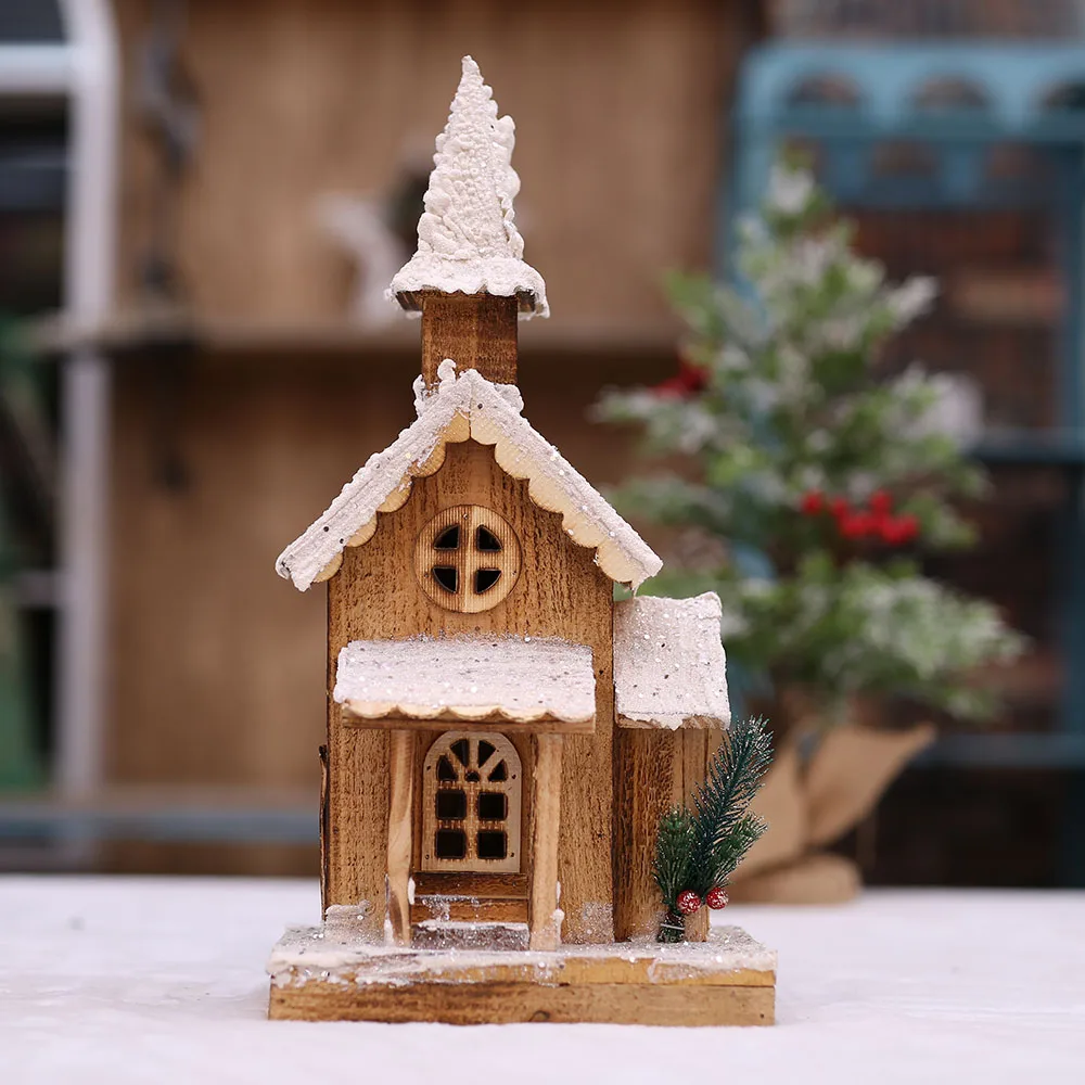 42*20*12Christmas scene decoration home small house decorations desktop ornaments wooden solid wood with lights photo props
42*20*12Christmas scene decoration home small house decorations desktop ornaments wooden solid wood with lights photo props
