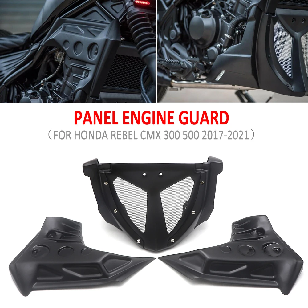 For Honda Rebel CMX 300 500 CMX300 CMX500 17-21 Motorcycle Side Under Fairing Cover Engine Guard Belly Pan Protector Panel Cover
For Honda Rebel CMX 300 500 CMX300 CMX500 17-21 Motorcycle Side Under Fairing Cover Engine Guard Belly Pan Protector Panel Cover