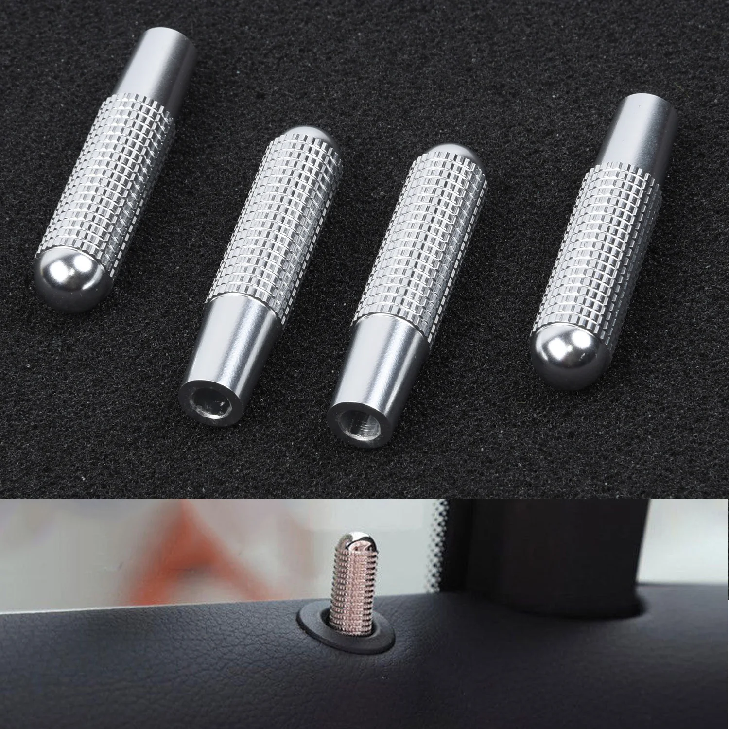 Vehicle Lock Knob Door For Mercedes Benz Silver Trim Ring W204 W205 GLC 4pcs Latest Practical Universal Unique
Vehicle Lock Knob Door For Mercedes Benz Silver Trim Ring W204 W205 GLC 4pcs Latest Practical Universal Unique
