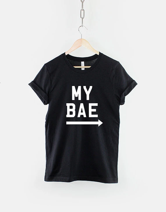 Футболка My Bae & Boo Couples двойная упаковка из 2 футболок футболка для пары милая