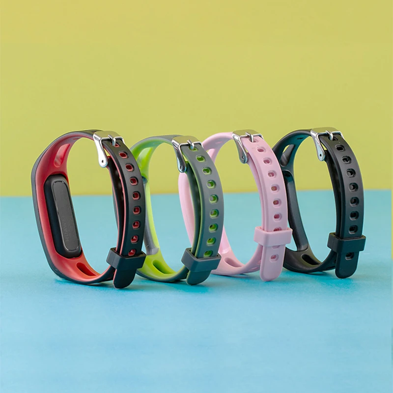 Силиконовый браслет для HONOR Band 5 спортивный двухцветный сменный Браслет бега HUAWEI