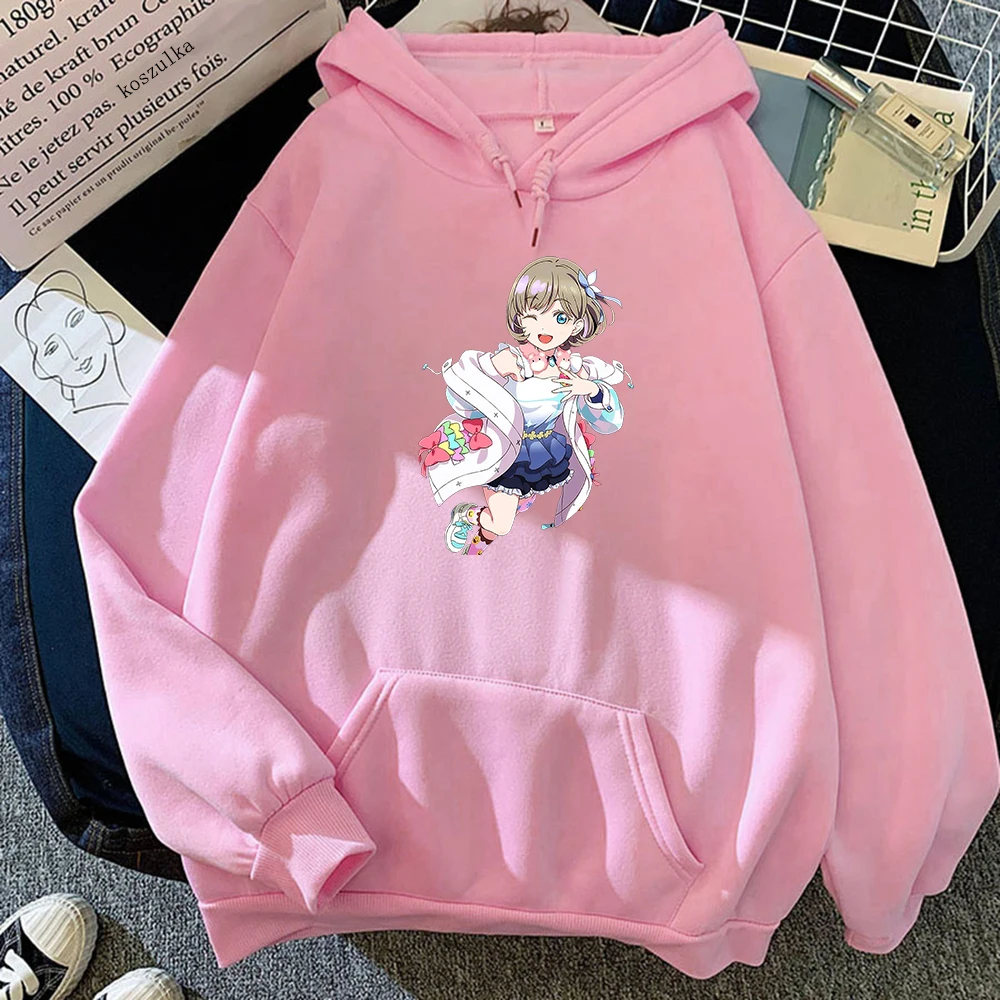 Hot Anime Love Live Superstar Hoodie Women Manga Harajuku Chisato Hoodies Female Fleece Kawaii Sweatshirts Pullovers Kanon Hoody
Hot Anime Love Live Superstar Hoodie Women Manga Harajuku Chisato Hoodies Female Fleece Kawaii Sweatshirts Pullovers Kanon Hoody