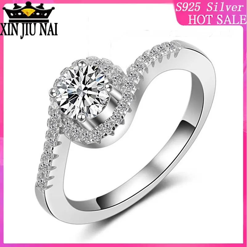 925 sterling silver white gold twist arm winding micro inlay diamond engagement proposal carat diamond cubic zirconia ring
925 sterling silver white gold twist arm winding micro inlay diamond engagement proposal carat diamond cubic zirconia ring