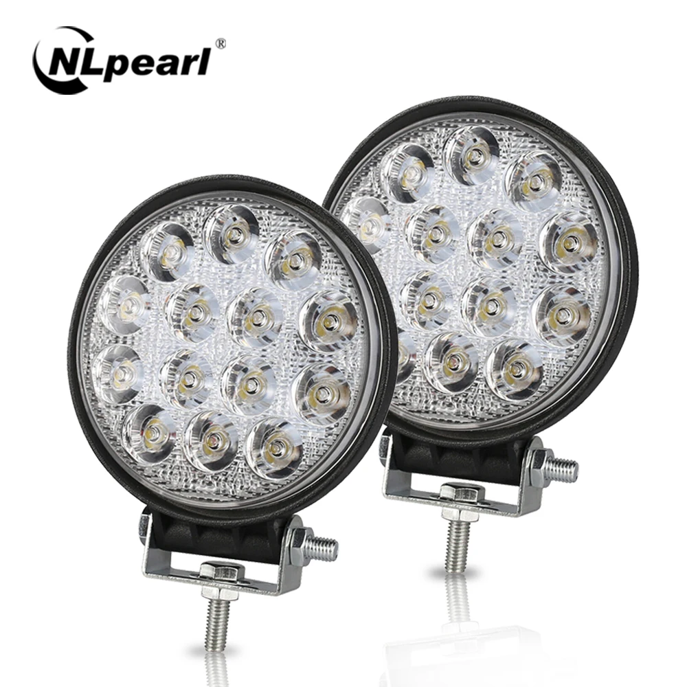 NLpearl 2x 42W 48W Round LED Fog Light for Offroad Jeep 4x4 Auto Moto SUV ATV Spotlight LED Work Light Bar Truck Car Stop Lamp
NLpearl 2x 42W 48W Round LED Fog Light for Offroad Jeep 4x4 Auto Moto SUV ATV Spotlight LED Work Light Bar Truck Car Stop Lamp