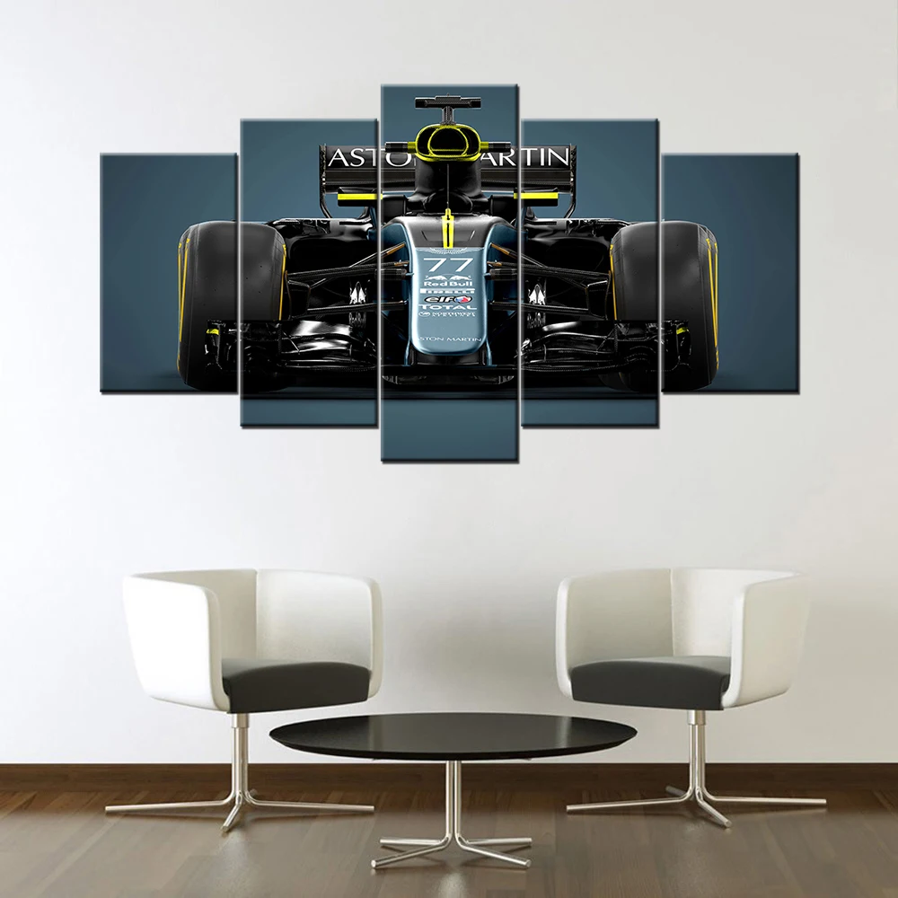 No Framed Canvas 5 Panel Aston Martin F1 Formula Racing Car Modular HD Decorative Wall Art Posters Pictures Home Decor Paintings
No Framed Canvas 5 Panel Aston Martin F1 Formula Racing Car Modular HD Decorative Wall Art Posters Pictures Home Decor Paintings