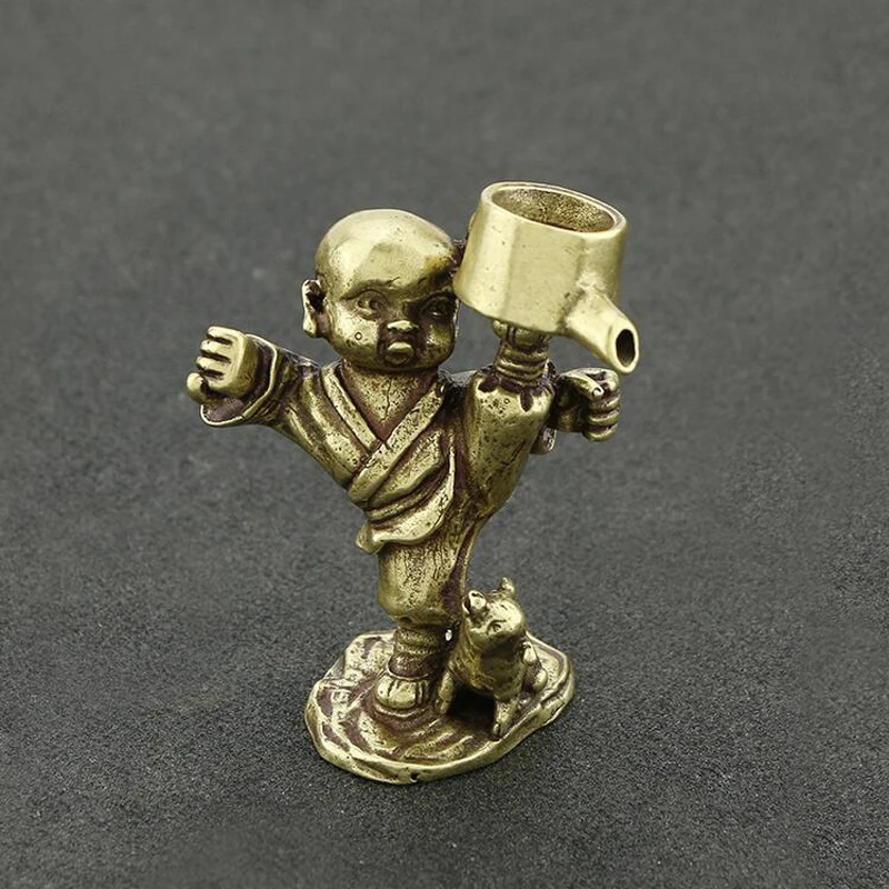 Латунные миниатюрные статуэтки Kongfu, украшения, новинка, чай, домашнее животное, медное украшение для офиса и дома 
Латунные миниатюрные статуэтки Kongfu, украшения, новинка, чай, домашнее животное, медное украшение для офиса и дома