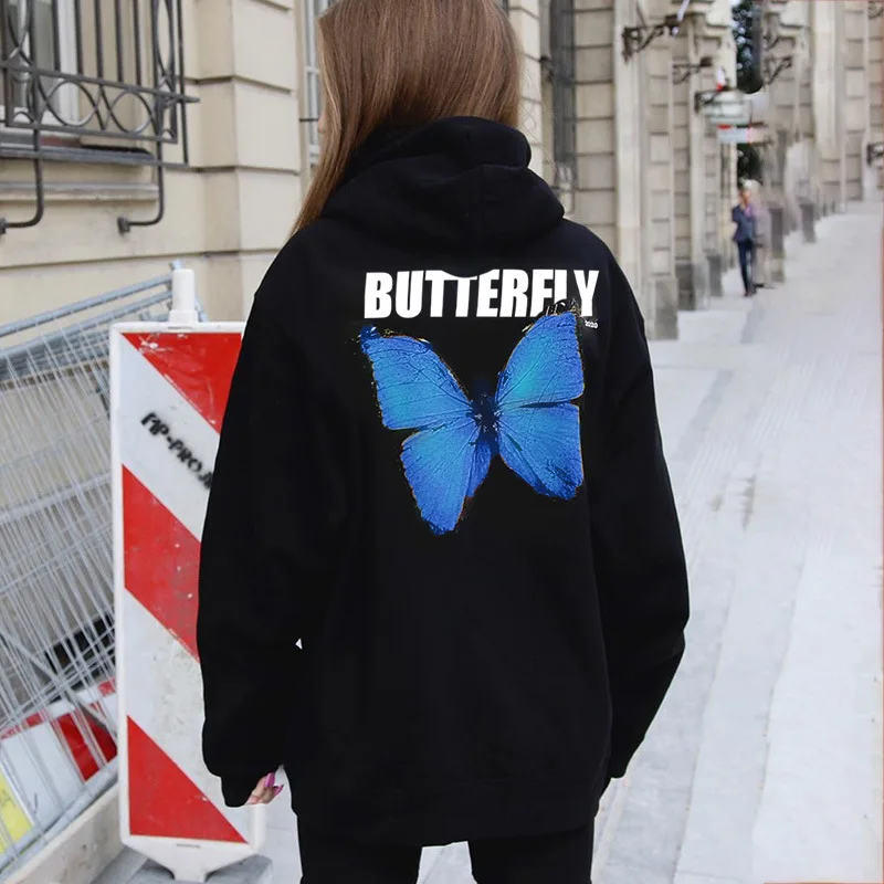 yuqung oversized Hoodie Harajuku butterfly print Pullovers letter Casual Tops Women's Hooded Sweatshirt Streetwear autumn
yuqung oversized Hoodie Harajuku butterfly print Pullovers letter Casual Tops Women's Hooded Sweatshirt Streetwear autumn
