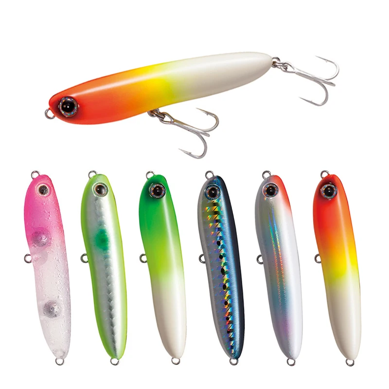 Floating Fishing Lure 67mm 6.5g Pencil Splashing TopWater Floating Lifeliked Action Hard Bait Bass Pike Artificial Baits tackles
Floating Fishing Lure 67mm 6.5g Pencil Splashing TopWater Floating Lifeliked Action Hard Bait Bass Pike Artificial Baits tackles