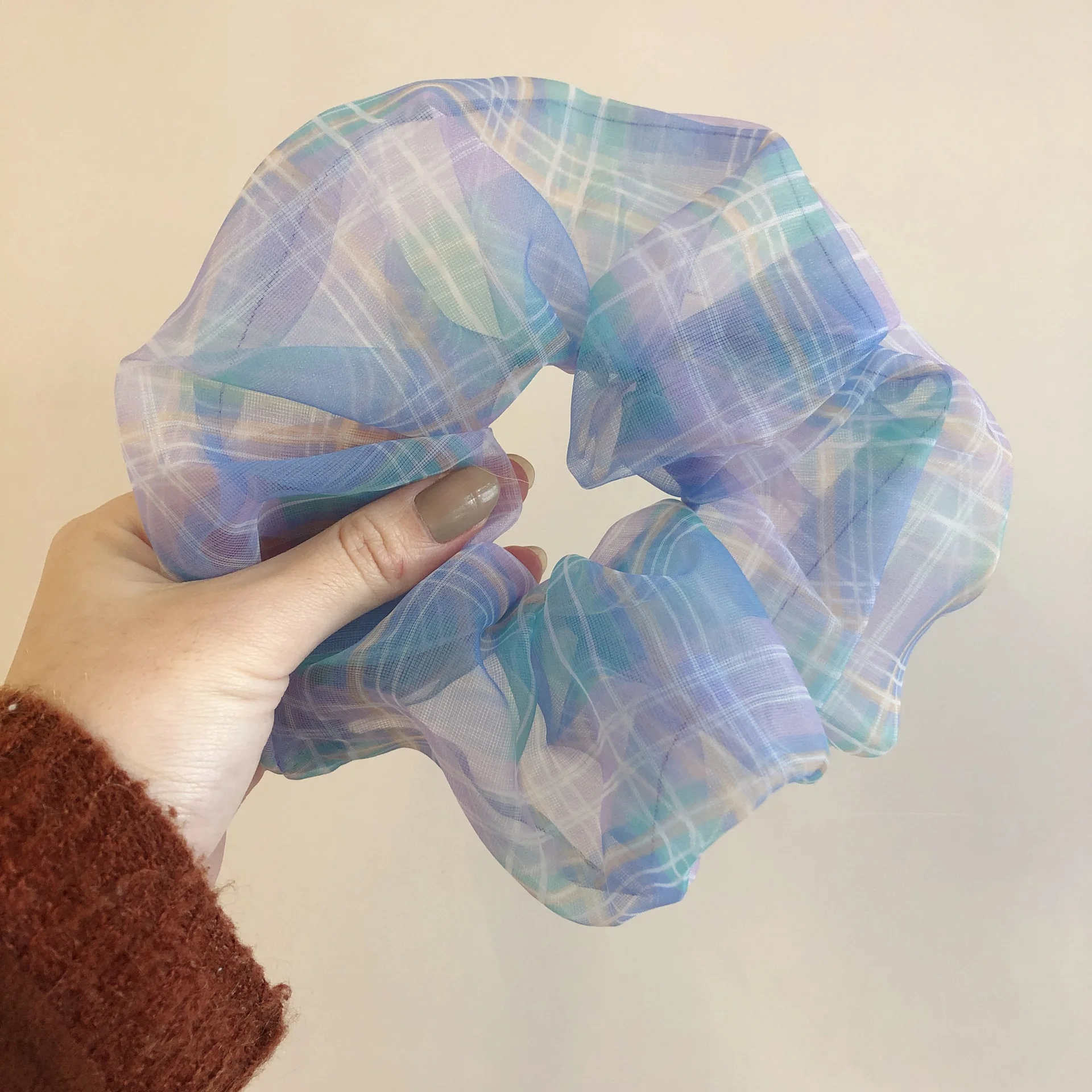 Vintage Eugen Yarn Large Lattice Hairbands for Women Fashion Plaid Rubber Band Accessories
Vintage Eugen Yarn Large Lattice Hairbands for Women Fashion Plaid Rubber Band Accessories