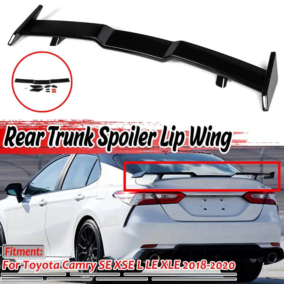 New Glossy Black Seagull Version Aircraft Tail Car Rear Trunk Spoiler Wing For Toyota Camry For Honda For Accord 2018 2019 2020
New Glossy Black Seagull Version Aircraft Tail Car Rear Trunk Spoiler Wing For Toyota Camry For Honda For Accord 2018 2019 2020