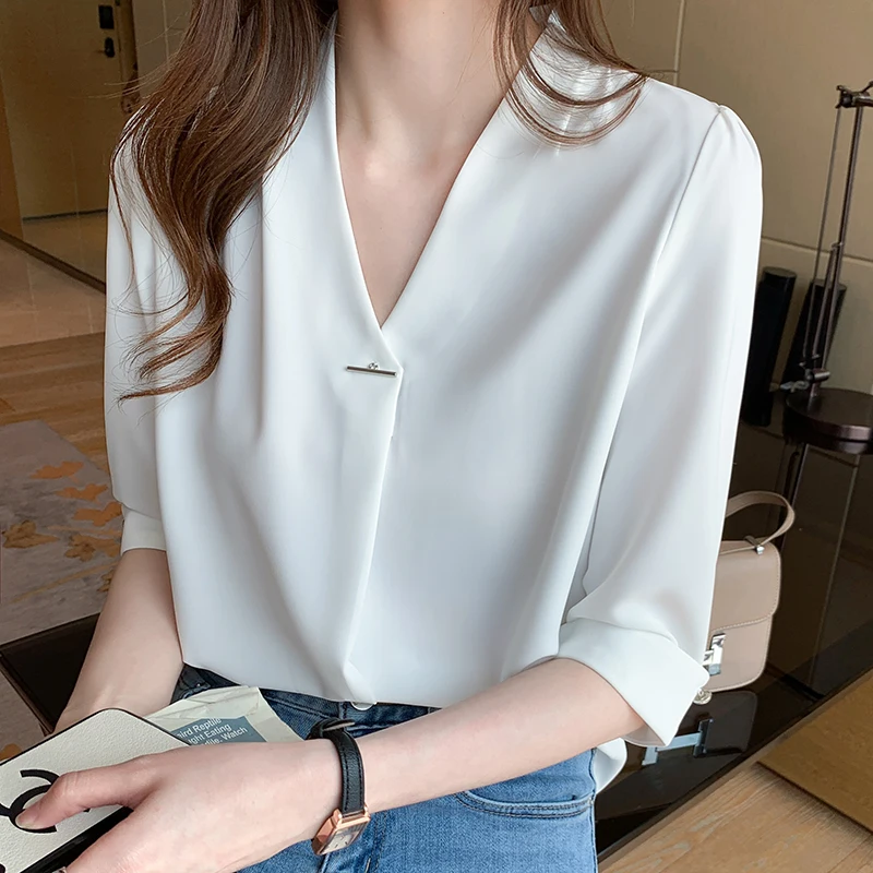 S-2XL New Oversize Women Blouses Summer Tops Femme Casual Womens Blouse Maxi Girls White Shirt Short Sleeve Plus Size Blusas
S-2XL New Oversize Women Blouses Summer Tops Femme Casual Womens Blouse Maxi Girls White Shirt Short Sleeve Plus Size Blusas