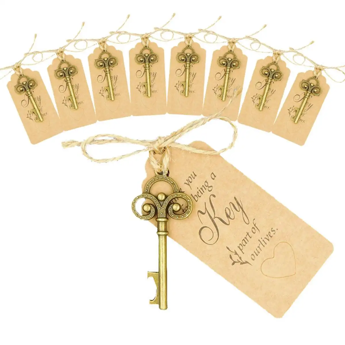 10PCS Wedding Souvenirs Keychain Beer Bottle Opener tags Wedding vintage Accessory Pendant Gifts For Guests Party Souvenirs
10PCS Wedding Souvenirs Keychain Beer Bottle Opener tags Wedding vintage Accessory Pendant Gifts For Guests Party Souvenirs