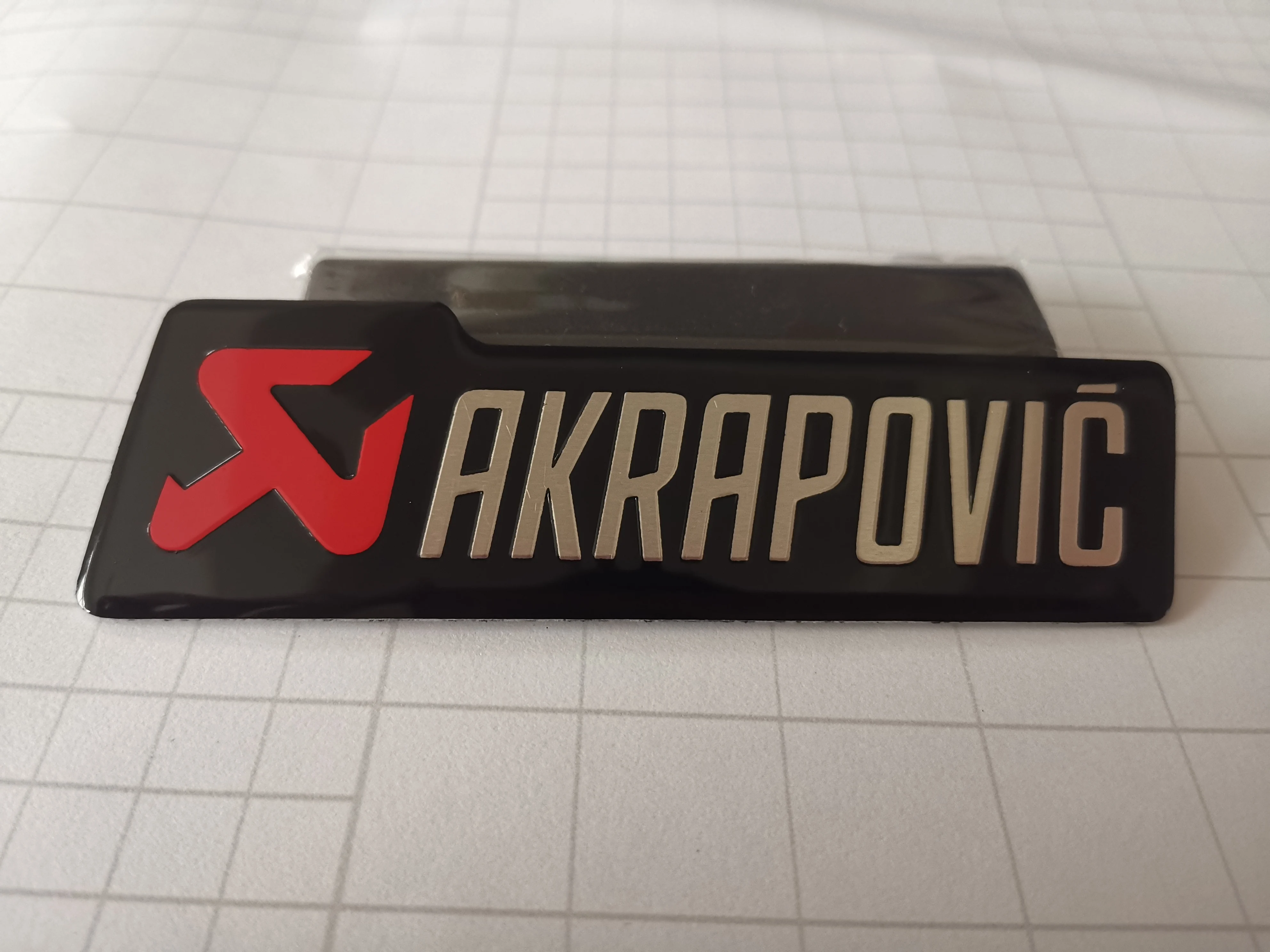 3D алюминиевая мотоциклетная наклейка для Akrapovic глушитель выхлопных газов