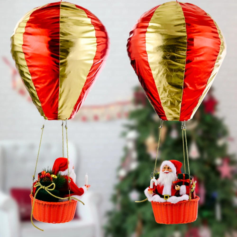 

Рождественский Санта-Клаус, воздушный шар, фотоэлемент для домашнего торгового центра, декор для вечевечерние
