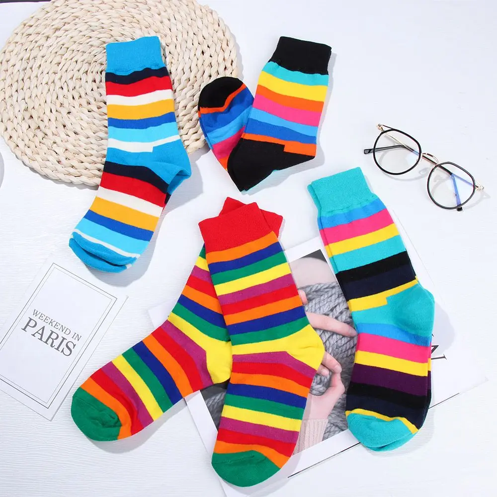 Теплые повседневные забавные цветные полосатые зимние носки из чесаного хлопка мужские носки
Теплые повседневные забавные цветные полосатые зимние носки из чесаного хлопка мужские носки