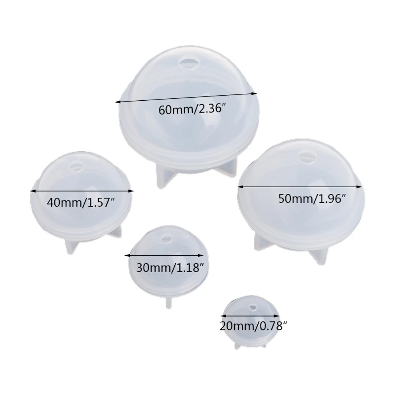 1 Set DIY Sphere Round Silicone Mold for Resin Epoxy Jewelry Making Homemade Soap Molds Resin Casting Bomb Mold 
1 Set DIY Sphere Round Silicone Mold for Resin Epoxy Jewelry Making Homemade Soap Molds Resin Casting Bomb Mold