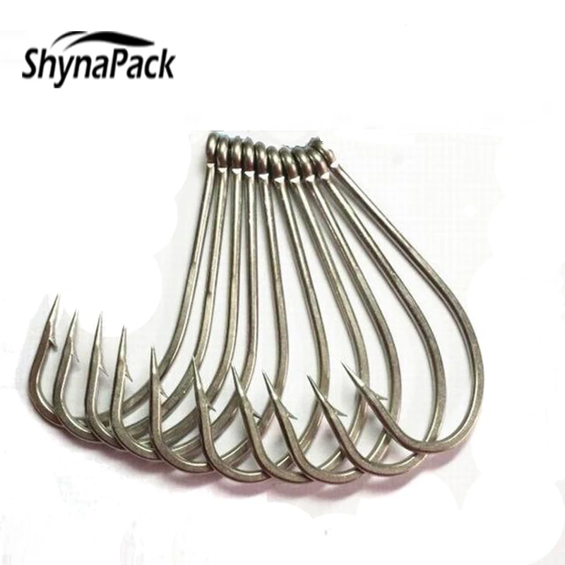 5Pcs/lot Stainless Steel Barbed #1~#10 Fish Hook High for Soft Worm Bass Fishing Jig Hole Pesca Hooks Fishing Accessory 
5Pcs/lot Stainless Steel Barbed #1~#10 Fish Hook High for Soft Worm Bass Fishing Jig Hole Pesca Hooks Fishing Accessory