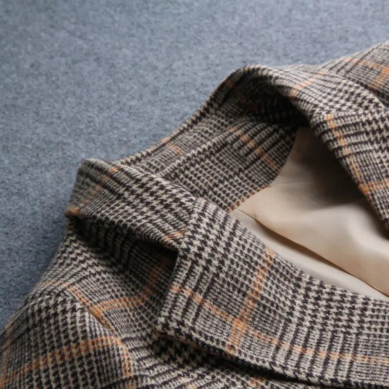 Plaid Suit Jacket Women 2020 New Retro British Style Casual Korean Spring and Autumn Plaid Suit Women's Jacket Plus Size Coat
Plaid Suit Jacket Women 2020 New Retro British Style Casual Korean Spring and Autumn Plaid Suit Women's Jacket Plus Size Coat