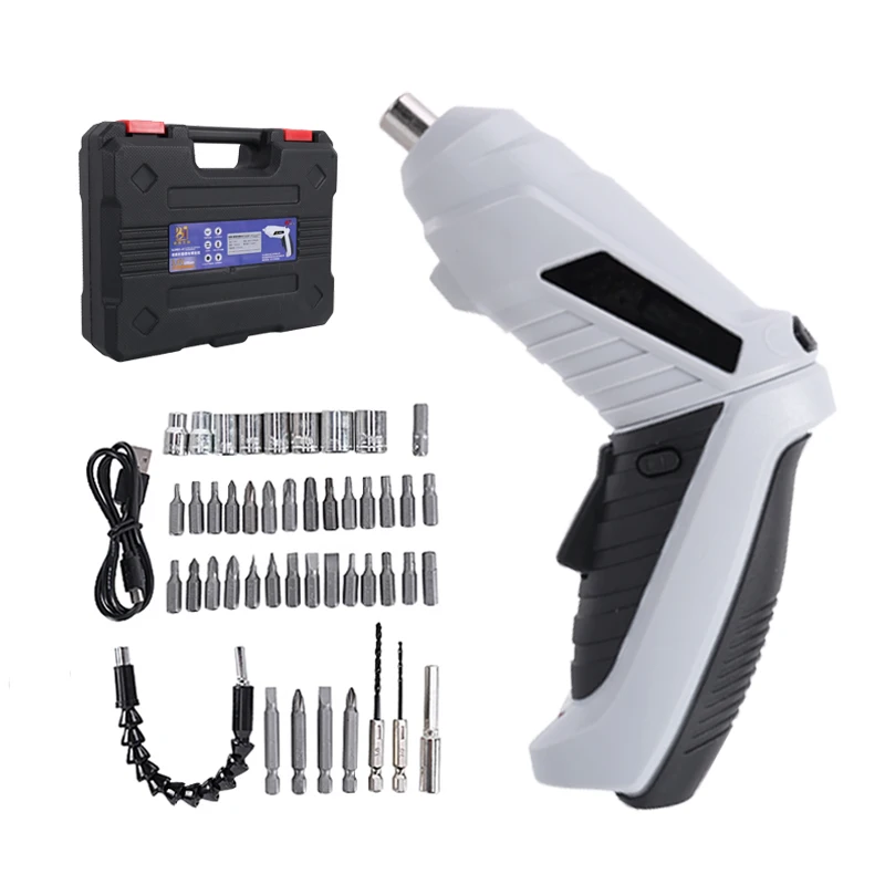Electrical Screwdriver Sets 3.6V USB Charging Battery Cordless Screwdriver Impact Rechargeable Hand LED Torch Drill Power Tools
Electrical Screwdriver Sets 3.6V USB Charging Battery Cordless Screwdriver Impact Rechargeable Hand LED Torch Drill Power Tools
