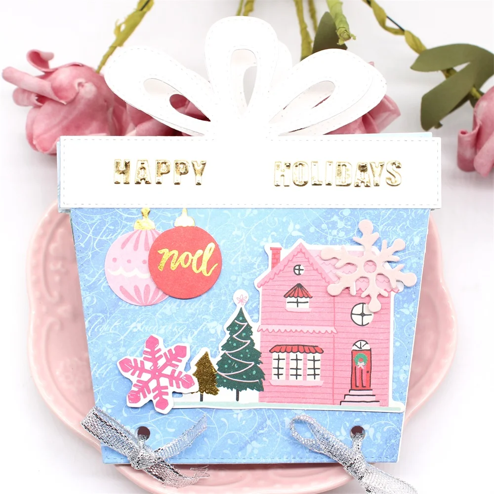 KSCRAFT Christmas Gift planner Mini Album Metal Cutting Dies Stencils for DIY Scrapbooking Decorative Embossing DIY Paper Cards
KSCRAFT Christmas Gift planner Mini Album Metal Cutting Dies Stencils for DIY Scrapbooking Decorative Embossing DIY Paper Cards