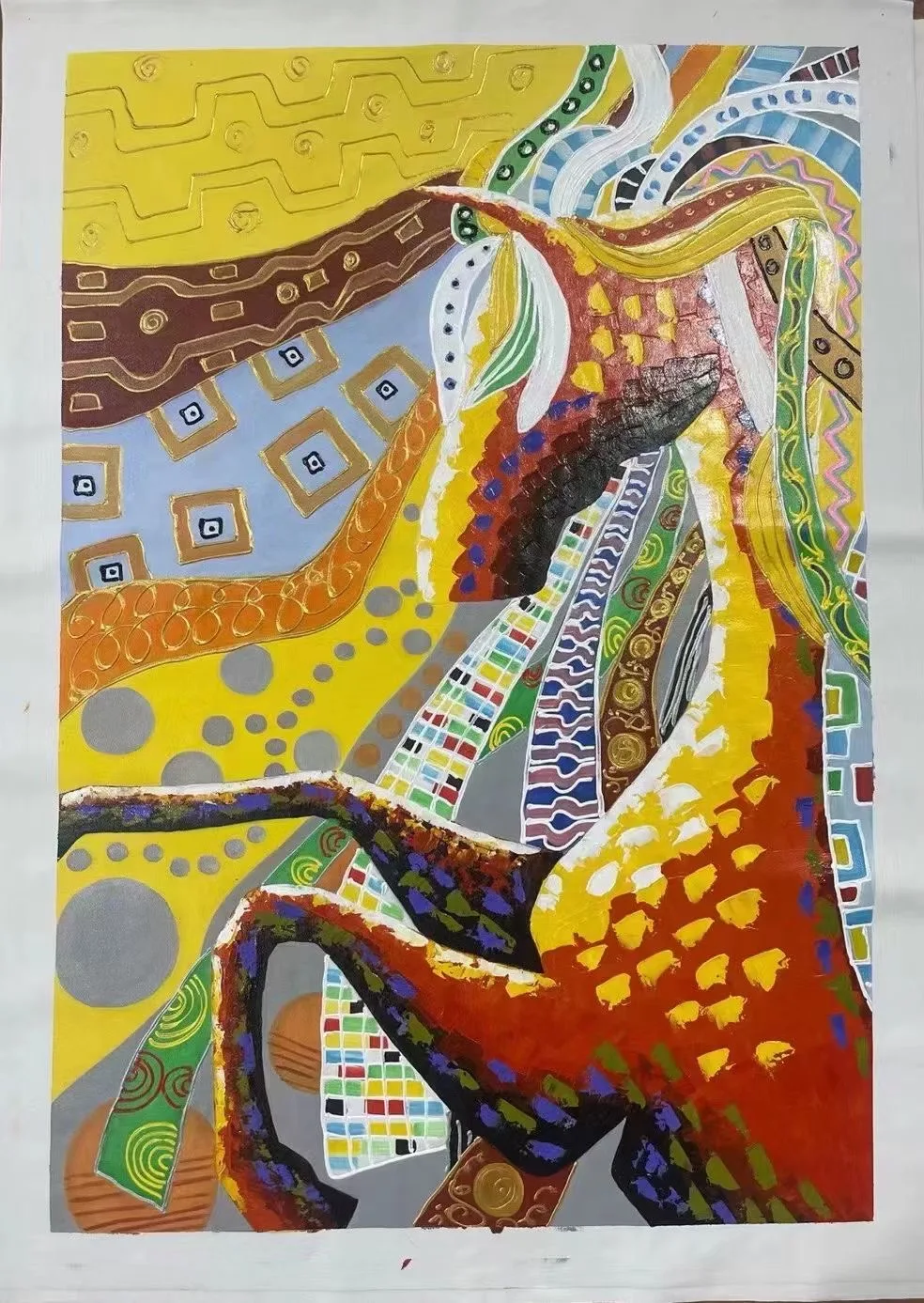 Colorful Running Horse Happy Handpainted Oil Painting On Canvas Wall Art Wall Pictures For Living Room Home Decor
Colorful Running Horse Happy Handpainted Oil Painting On Canvas Wall Art Wall Pictures For Living Room Home Decor