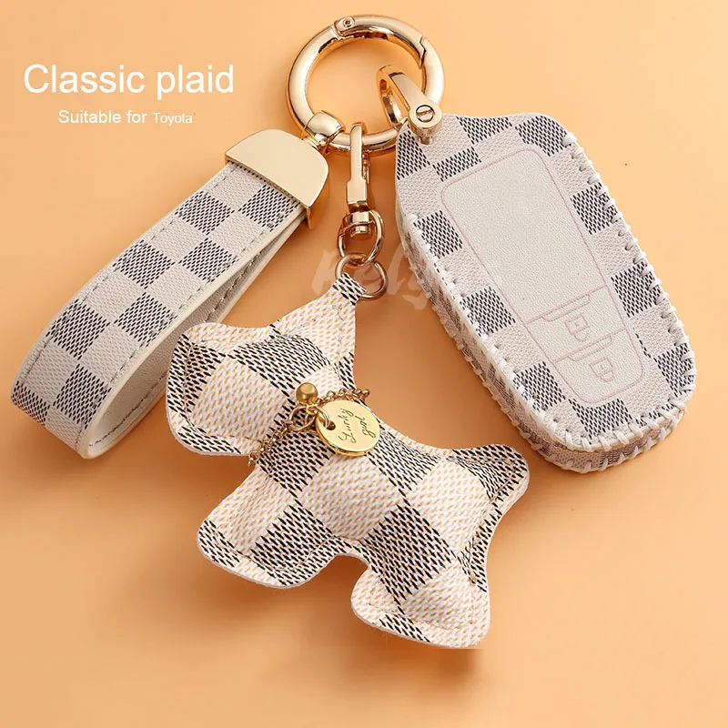 Leather Car Remote Key Cover Case Shell For Toyota Camry RAV4 Prius CHR C-HR Avalon Corolla Land Cruiser Prado Auto Accessories 
Leather Car Remote Key Cover Case Shell For Toyota Camry RAV4 Prius CHR C-HR Avalon Corolla Land Cruiser Prado Auto Accessories