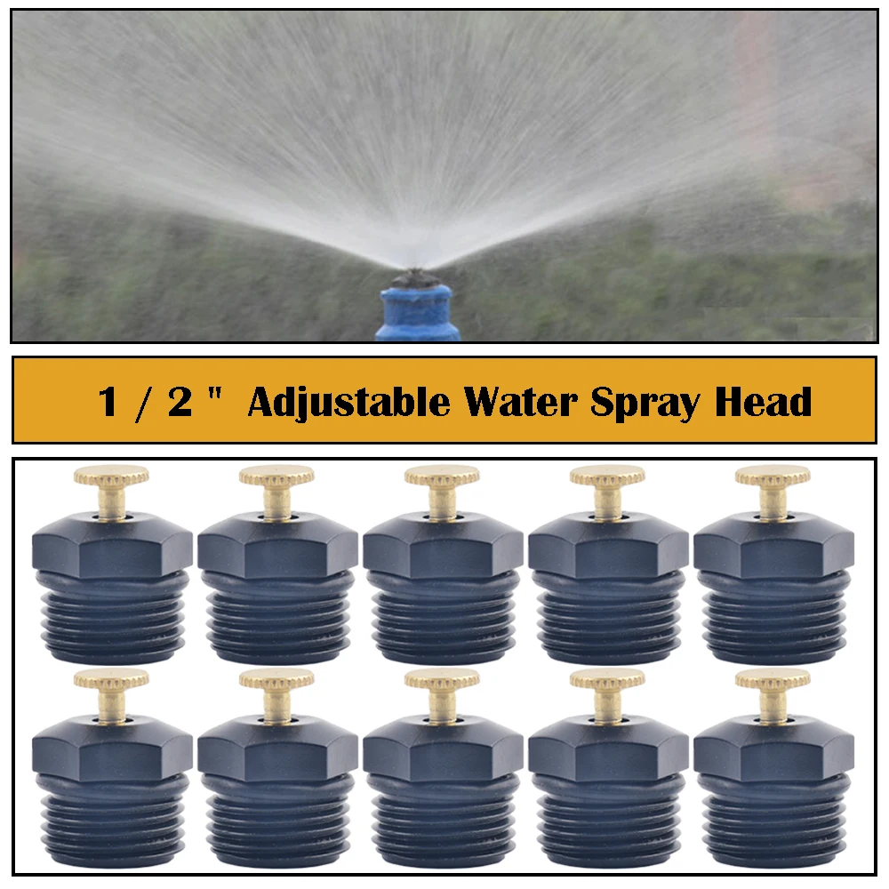 1-10Pcs 1/2 " Farm Planting Garden Irrigation Sprinklers Adjustable Water Spray Head Micro-injection Dripper Drip
1-10Pcs 1/2 " Farm Planting Garden Irrigation Sprinklers Adjustable Water Spray Head Micro-injection Dripper Drip