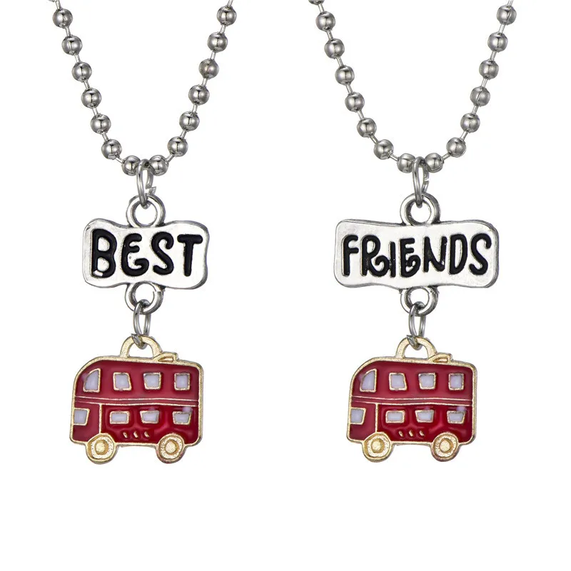 2021 New Design Cartoon Car Bus Truck Pendant Necklace Best Friends BFF Beads Chain Necklace Children Day Gift For Kids Jewelry
2021 New Design Cartoon Car Bus Truck Pendant Necklace Best Friends BFF Beads Chain Necklace Children Day Gift For Kids Jewelry