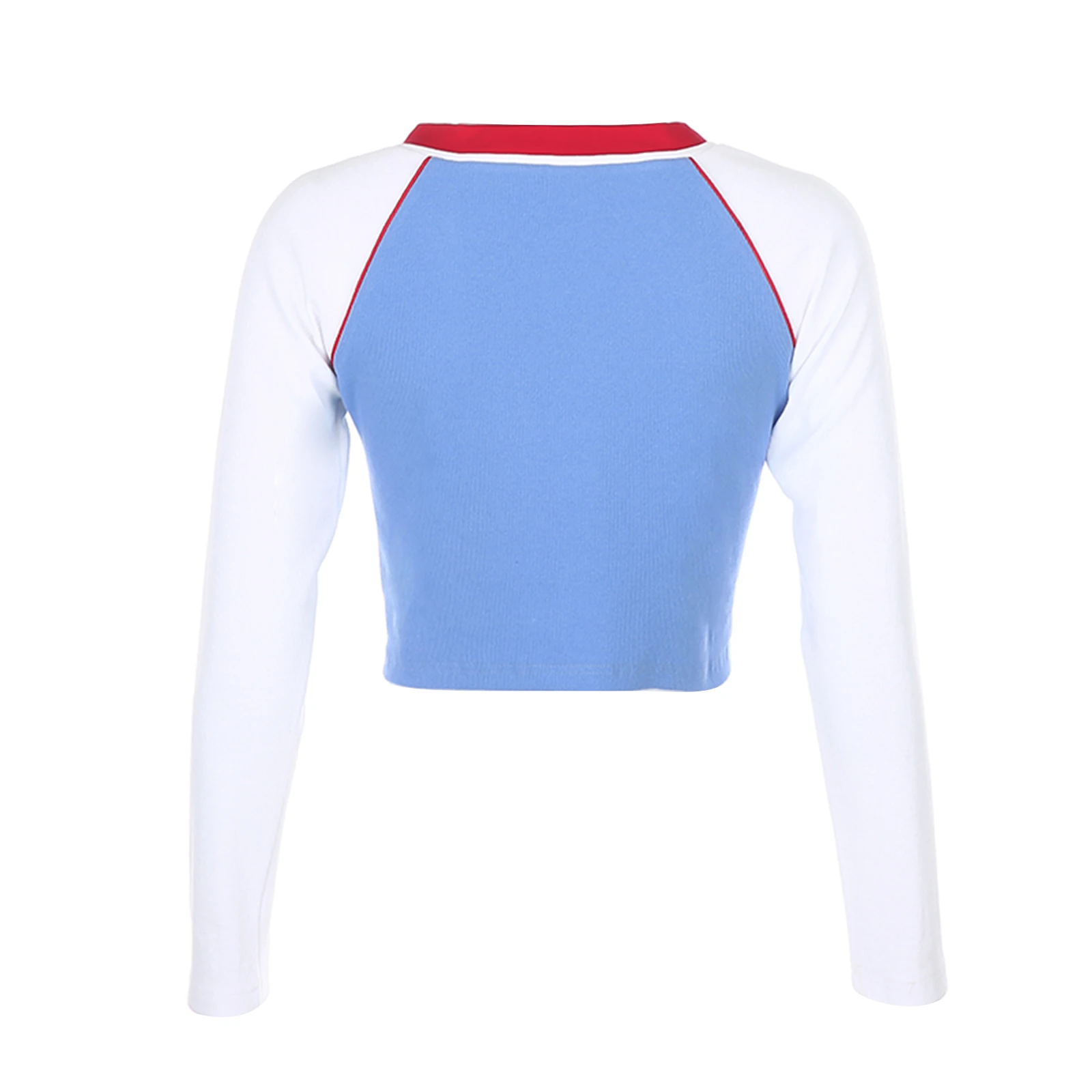 Women Blouse Zip Up Crop Top, Casual Long Sleeve V Neck Slim Fit Color Block Basic Sweatshirt
Women Blouse Zip Up Crop Top, Casual Long Sleeve V Neck Slim Fit Color Block Basic Sweatshirt