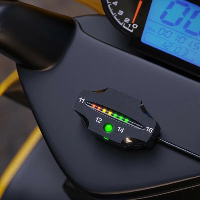 12V Motorcycle Volt Tester Accessories Battery Gauge LED Display Parts Tool Volt Tester
12V Motorcycle Volt Tester Accessories Battery Gauge LED Display Parts Tool Volt Tester
