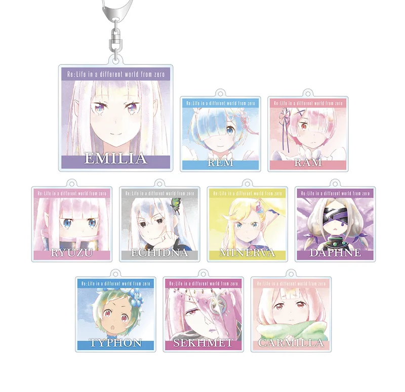Аниме Re:Life in a другой мир от нуля акриловый брелок кулон Рам Рем Нацуки Subaru кулон квадратный брелок игрушка подарок 
Аниме Re:Life in a другой мир от нуля акриловый брелок кулон Рам Рем Нацуки Subaru кулон квадратный брелок игрушка подарок