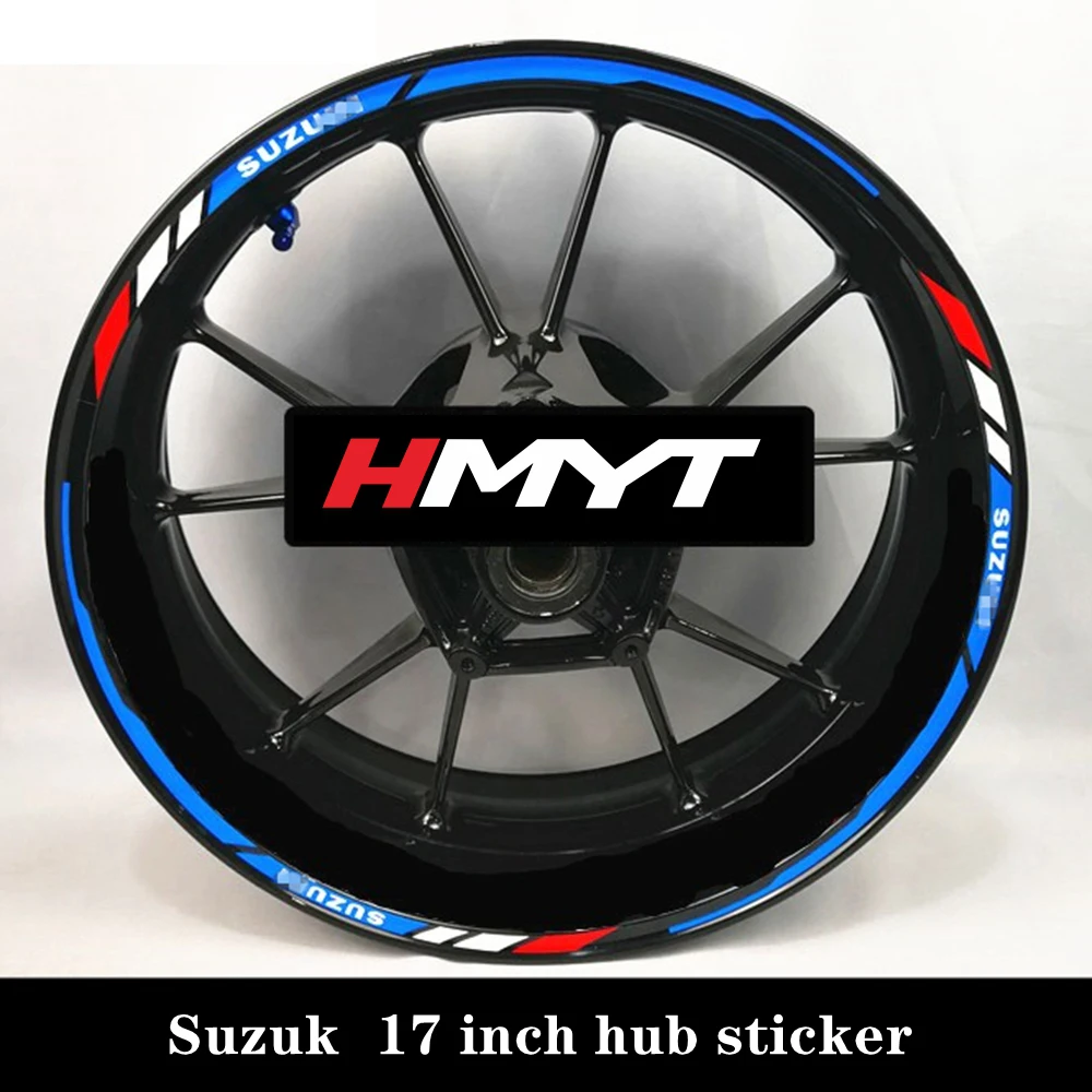 Suitable for SUZUK motorcycle 17 inch wheel hub sticker waterproof reflective wheel gsx250r GSX R600 GSX R750 GSX r1000 dl1000
Suitable for SUZUK motorcycle 17 inch wheel hub sticker waterproof reflective wheel gsx250r GSX R600 GSX R750 GSX r1000 dl1000