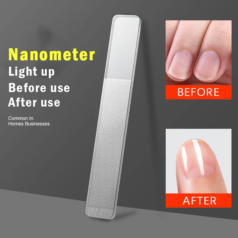 1PC Professional Transparent Nano Glass Nail File Sanding Polishing Glass Cleanable Shiny Grinding Buffer Nail Art Manicure Tool
1PC Professional Transparent Nano Glass Nail File Sanding Polishing Glass Cleanable Shiny Grinding Buffer Nail Art Manicure Tool