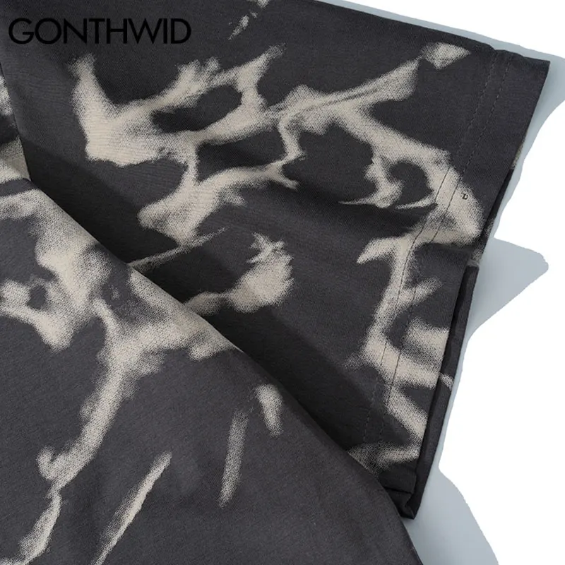GONTHWID Tshirts Streetwear Camouflage Tie Dye Short Sleeve Tees Shirts Streetwear Hip Hop Casual Fashion Harajuku T-Shirt Tops
GONTHWID Tshirts Streetwear Camouflage Tie Dye Short Sleeve Tees Shirts Streetwear Hip Hop Casual Fashion Harajuku T-Shirt Tops