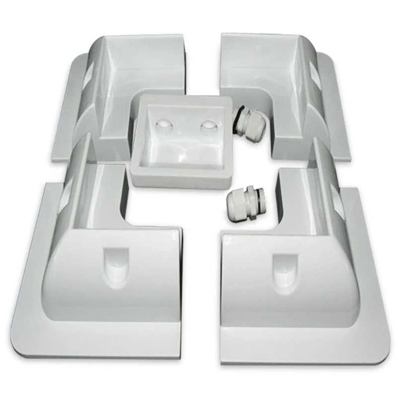 5Pcs/Set Frame Solar Module Corner Mounting ABS Bracket Kit Motorhome Caravan RV Boat Solar Panel Stand White 
5Pcs/Set Frame Solar Module Corner Mounting ABS Bracket Kit Motorhome Caravan RV Boat Solar Panel Stand White