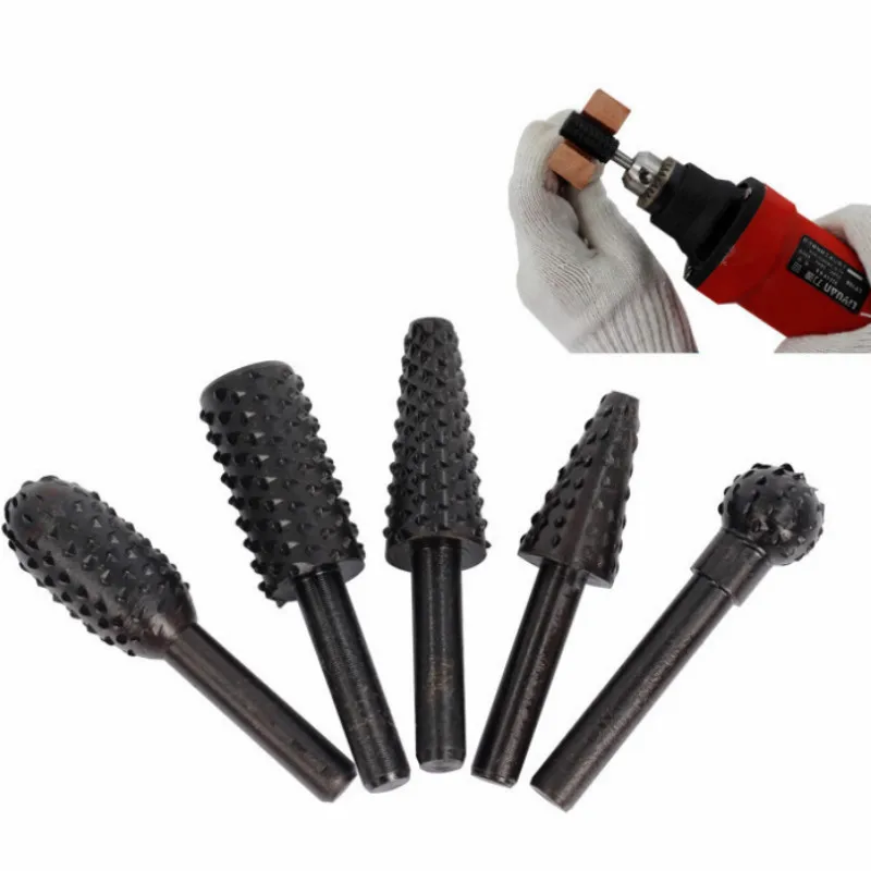Woodworkin Rasp File Drill Bits Rasp Carving Tool Round Shank Rotary Burr Set Electric Rotating Grinding Head Abrasive Tools
Woodworkin Rasp File Drill Bits Rasp Carving Tool Round Shank Rotary Burr Set Electric Rotating Grinding Head Abrasive Tools